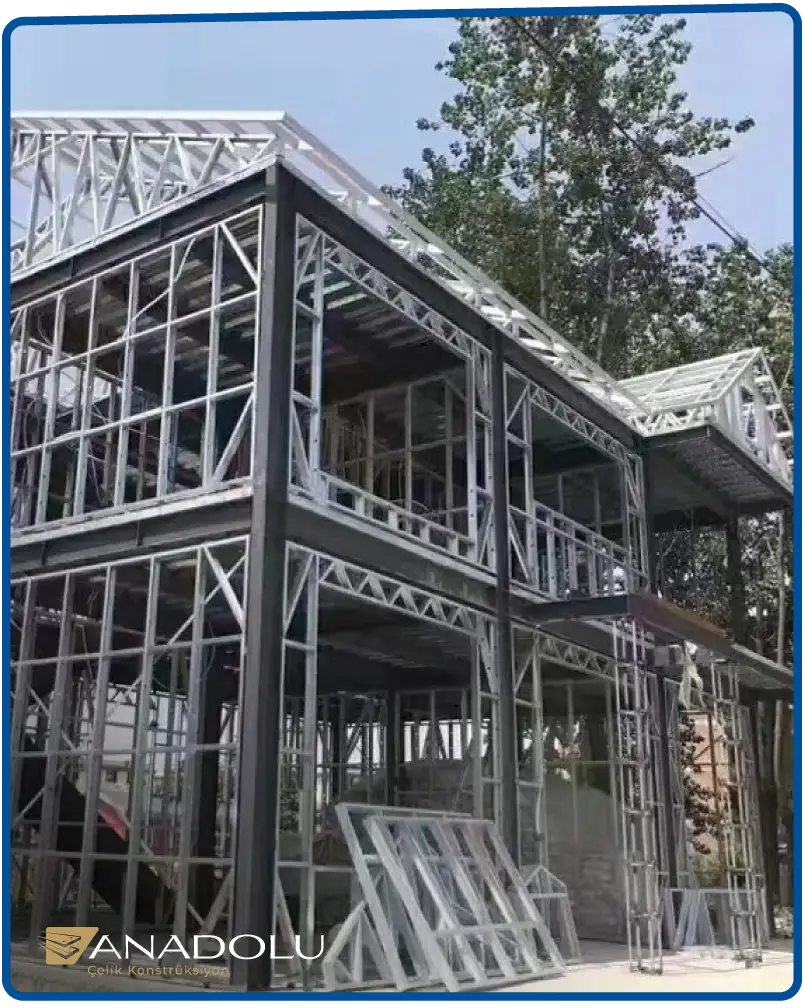 Anadolu Çelik Konstrüksiyon Villa İmalatı